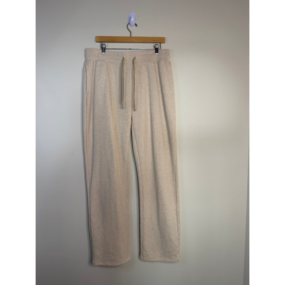 American Tall Women's Oatmeal Tall Wearever Fleece Open-Bottom Sweatpants XL-T